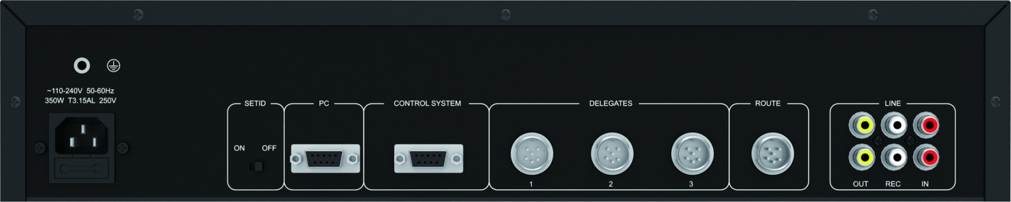 Контроллер, до 128 микрофонов ITC серия ts-06 ITC TS-0604M